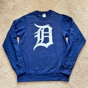 Detroit Tigers Crewneck Sweatshirt Unisex Adult Small NWOT Never Worn Big D